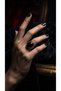 Bronze Women's Ring Authentic Copper Jewelry Black Cat's Eye Stone Spiral Model Adjustable Vintage - 3