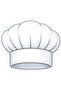 Children's Chef Costume Vest and Hat 2 Pieces Thick Paper Occupation Costume School Activity - 2
