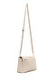 Women's Cream Printed Long Strap Crossbody Bag Ab500004Sb - 2