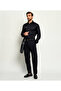 Men's Regular Fit High Cotton Content Long Sleeve Black Shirt - 2