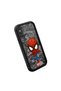 Black Spiderman Case Compatible with iPhone XS Camera Protector Lover Couple Case Silicone Phone Case - 3