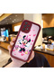 Samsung Galaxy A52 5g Compatible Case Camera Protector Minnie Pattern Burgundy Lover Couple Silicone Phone Case