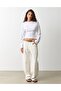 Diving Fabric Waist-Fitted Crew Neck Blouse - 3