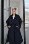 Navy Blue Premio Lined Trench Coat - 4