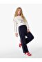 Wide Leg Sweatpants with Elastic Waist - 2