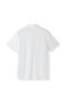 Unisex Polo Collar T-Shirt White Red Fan Buttoned Pique Fabric T-Shirt - 7