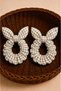 Pötikare Scrunchie Rabbit Ear Bow Hair Clip Strong Elastic Hair Clip Set of 2 - 2