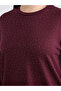Esvab • Modern & Distinctive Plus Size Zero Roba Collar Stone Detailed Women's Sweatshirt - 4