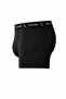 Men's Lycra Cotton Breathable Combed Cotton Boxer 3-Pack - Black - 4