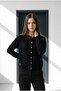 Women's Cardigan Crew Neck Buttoned Basic Knitwear Long Sleeve Casual Stylish Cardigan - 2