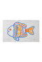 Trendlucky Fish Embroidered Bath Mat with Difference in Color 50X80 cm - 6