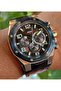 G-Force Js25 Miyota Movement Brown Design Men's Chronograph Wristwatch Luxury with Box