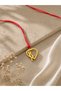 Steel Two Human Figures Heart Detailed Drawstring Adjustable Necklace - 3