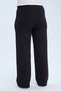 Inner Belt Lycra Loose Leg Comfortable Fit Plus Size Women's Pants - Black 6XL - 2