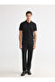 Esvab • Modern & Distinctive Devrik Roba Collar Pique Men's T-Shirt - 2