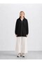 Low Sleeve Hooded Kangaroo Pocket Long Women's Sweatshirt - 3
