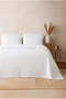 White Double Cotton Pique |   Hotel Comfort |   Piti Checkered Pique, Bedspread |   200 X 230 cm - 2