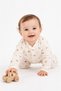 2 Pcs Baby Boy Baby Girl Rompers Unisex Cotton Natural Cotton Patterned Snap Fastener Long Sleeve Newborn Baby Sleeping Bag Set of Two - 4