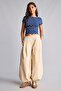 100% Cotton Parachute Double Pocket Elastic Waist Standard Size Poplin Trousers H9710Ax26Au - 2