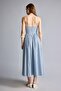 100% Cotton Heart Collar Floral Poplin Strap Midi Dress I4175Ax26Sm - 5