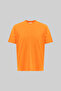 Men's Basic Relaxed Thin Cotton T-Shirt Orange