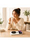 Mug warmer with wireless smartphone charging function, white - 3