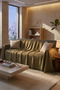 Nordic Textured Cotton Fringed Sofa Cover and Sofa Shawl Non-Slip Anti-Sweat 180X300 cm - 2