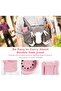 Water bottle, foldable, pink. - 5