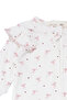 Baby Girl White Pink Bow Zippered Jumpsuit 0-3 Months - 3