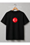 Tunalya Ataturk and Turkish Flag August 30Th October 29Th April 23Rd Designed Premium Printed Unisex Cotton National Day T-Shirt