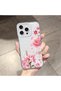 حافظة من السيليكون الشفاف متوافقة مع هاتف iPhone 15 Pro Max، مزودة بطباعة جمالية مضادة للصدمات منقوش - 2