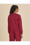 Senior Girls Burgundy Printed Sweatshirt - 3