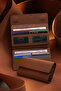 Women's 010 Genuine Leather Horizontal Premium Large Size Multi-Compartment Wallet with Plenty of Card Holders and Large Coin Compartment