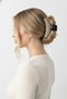 Beige Black Color Beautiful Written Women's Hair Clip with Latch - 3