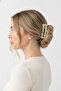 Wavy Patterned Marble Look Hair Clip Set 2 Pieces - Stylish and Modern Hair Accessory - 3
