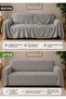 Premium Striped Off-White Sofa Cover – Non-Slip, Stylish and Modern Design - 5