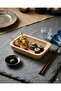 13X10 cm Bamboo Kayık Presentation Plate – Natural Wooden Mini Serving and Breakfast Plate - 2