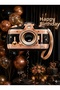 Camera Photo Camera Foil Balloon 65X50 cm Black Rose Gold Helium Compatible Flying Birthday Balloon - 2