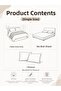 Premium Wellsoft Silicone Filled Single Duvet + Pillowcase Set - Sleeping Set - 2