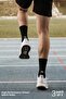 Unisex Cotton Sports Socks, 3-Pack Black