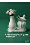 13cm Flower Vase & Storage Container with Pointed Lid Decorative Set