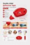 Double Sided Tape 8m X 8mm 1 Piece Invisible Tape