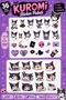 Kuromi 36 Piece Sticker Set