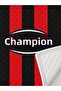 Black Red Champion Fan Children's Room Single Pique Bedspread - 2