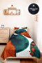 Geometric Green Modern Young Room Single Pique Set - Tile 160X220 cm Quilted Bedspread