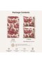 Toile De Jouy Runner and 2-Piece Cushion Cover Balcony & Living Room Set - 130X40Cm - 3