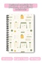 Stylish Design with Motifs A5 50 Sheets 100 Pages Spiral-Bound Checkered Notebook - 5