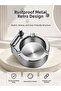 Lighter Ashtray Stainless Metal Round Design