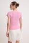Pembe Cut Out Detaylı Özel Yaka Triko Bluz TWOSS26BZ00893 - 7