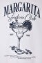 White Fun Cocktail Printed Boyfriend Fit Large Size T-Shirt Tbbss26Bf00076 - 6